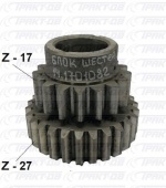 Блок шестерен заднего хода /14-154/-оригинал (завод) 14.1701082-00