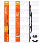 Щетка дворника  (AIRLINE) 15" (380мм)  (2 адаптера) 17788, AWB-K-380