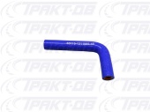 Патрубок радиатора (верхний)  L=70/120мм, d=12 (угловой) (СИНИЙ) 65115-1311066-45