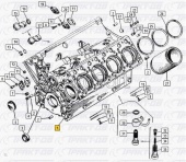 Блок цилиндров сборе EURO-0 (с распредвалом) -оригинал (завод) 740.21-1002012-21