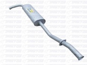 Глушитель EURO-III (дв.УМЗ-4216) "Бизнес" (Баксан) 3302-1201008-20