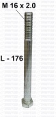 Болт  (АО АЗ УРАЛ) М16х2,0х176 332691-П29
