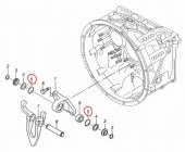 Болт кронштейна вилки сцепления 0636011253
