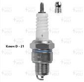 Свеча  А14В-2 ГАЗ/УАЗ с дв. ЗМЗ-402.1/4021.1 (зазор 0,8мм) STARTVOLT , VSP 0305