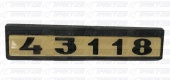 Боковой знак  43118 43118-8212074