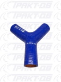 Патрубок Y-образный (СИНИЙ) D=38,  L=100 95222, Y.38-38-38-100