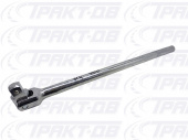 Вороток 3/4"  шарнирный гибкая рукоятка хром 20" 500мм 9841