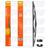 Щетка дворника  (AIRLINE) 14" (350мм)  (2 адаптера) 17787, AWB-K-360