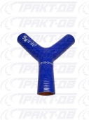 Патрубок Y-образный (СИНИЙ) D=32,  L=100 95220, Y.32-32-32-100