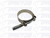 Хомут силовой с Т-болтом и пружиной 062-70/19 W2 95874, 2-21-19-2-62-70