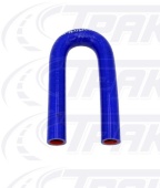 Патрубок U-образный (СИНИЙ) D=18,  L=175/175, плече=73, угол=180* 50037