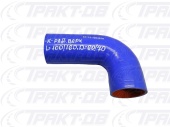 Патрубок радиатора (верхний)  L=100/160мм, d=60 (СИНИЙ) 65115-1303010