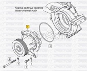Насос водяной (помпа) EURO-II,-III    (LUZAR) 740.63-1307010, LWP 07463