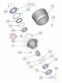 Болт колеса (задний,средний мост) 340-006-5238