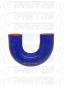 Патрубок U-образный (СИНИЙ) D=41,  L=102/102, плече=123, угол=180* 24159