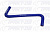 Патрубок S-образный  (СИНИЙ) D=12,  L=90х300х90, угол=70* 52435, S012-90-300-090