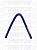 Патрубок угловой 45* (СИНИЙ) D=04,  L=150х150 52460, 45-04-150-150