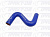 Патрубок Z-образный  (СИНИЙ) D=25,  L=150х200х150, угол=45* 50811, Z025-150-200-150
