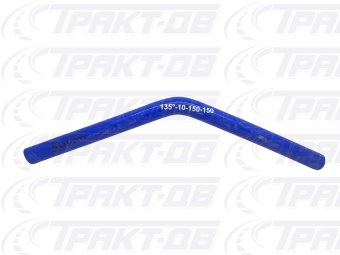 Патрубок угловой 135* (СИНИЙ) D=10,  L=150х150 50055