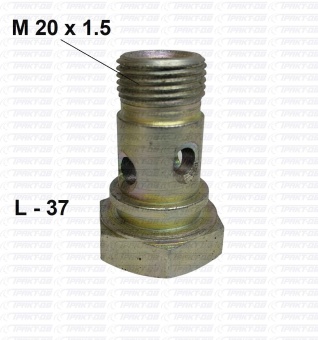 Болт приводной М20х1,5х37 5557Я-3408016