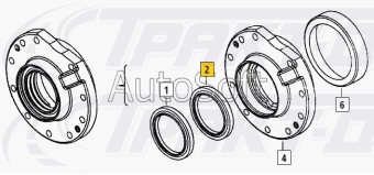 Манжета  заднего моста (Резинотехника) 80х105х10х14 (реверсивная) 6520-2402276/180