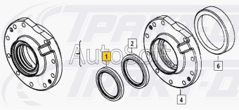 Манжета  заднего моста  80х105х10х14 /176/ 6520-2402176