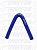 Патрубок угловой 45* (СИНИЙ) D=12,  L=150х150 50064, 45-12-150-150