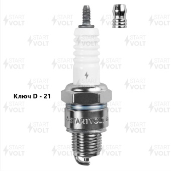 Свеча  А14ВР ГАЗ/УАЗ с дв. ЗМЗ-402.1/4021.1 (зазор 0,5мм) STARTVOLT , VSP 0304