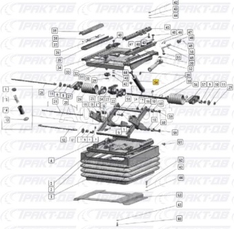 Амортизатор сиденья  (МТЗ) 80-6809100-11