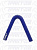 Патрубок угловой 45* (СИНИЙ) D=14,  L=150х150 50065, 45-14-150-150
