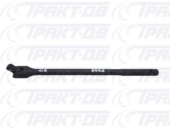Вороток 1/2" силовой чёрный шарнирный гибкий 350мм 8662, DT-12002